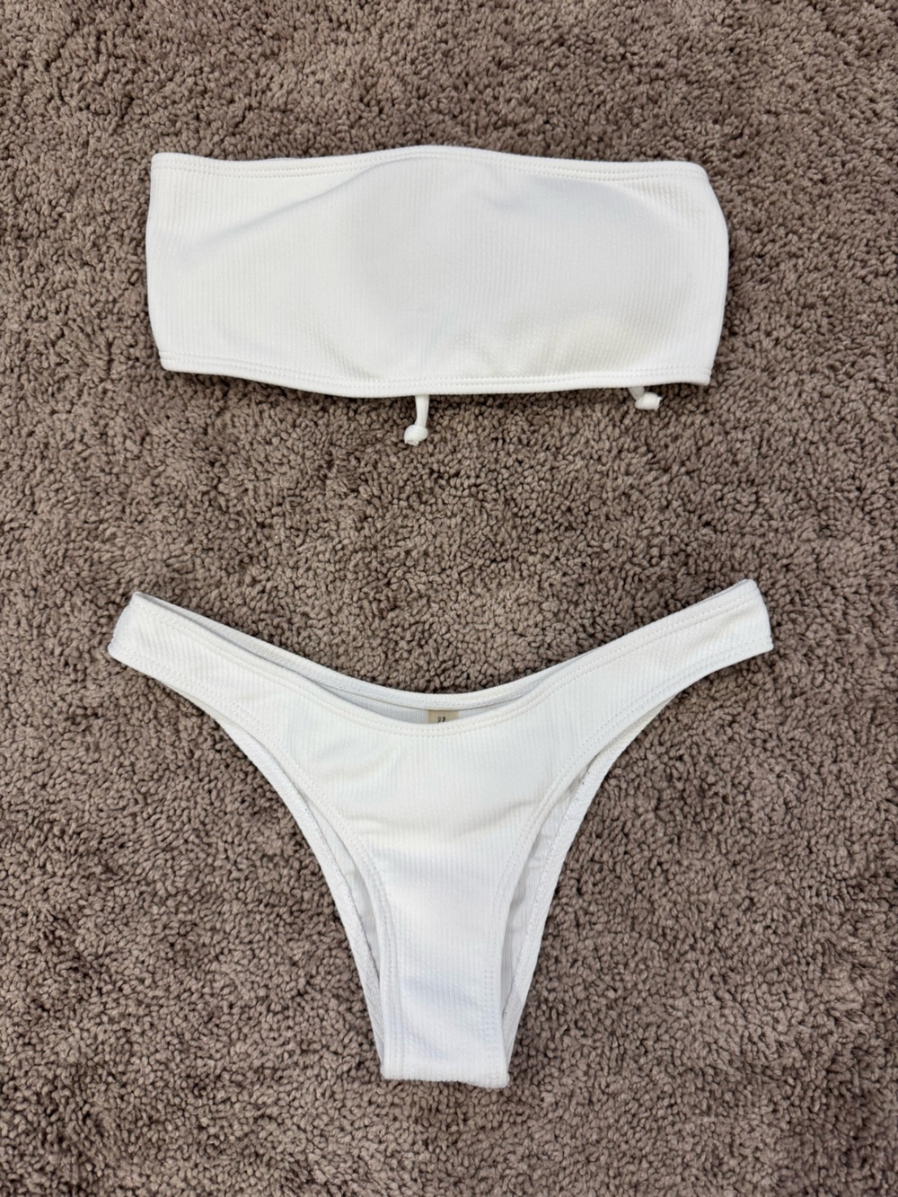 White zaful bikini